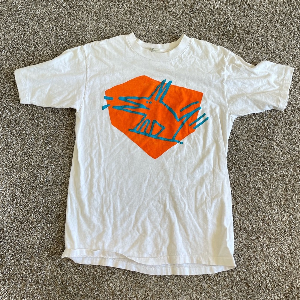 Keith Haring Vintage 90s Dog Art Men’s T-shirt